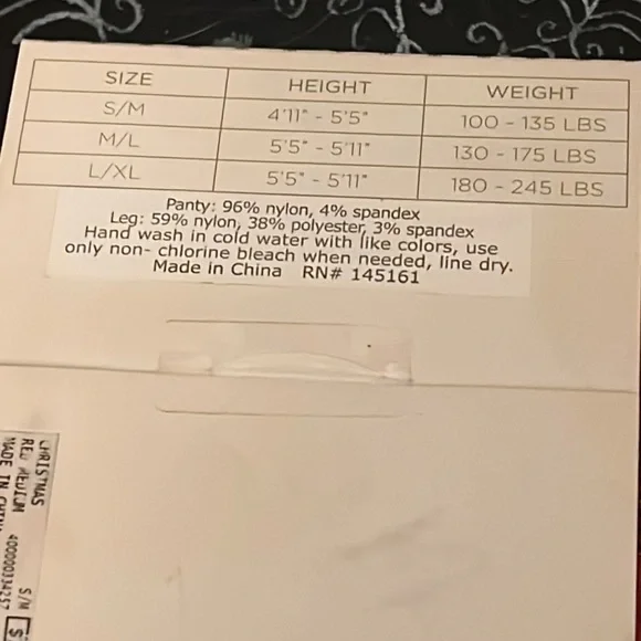 Charming Charlie tights plaid - Picture 4 of 4